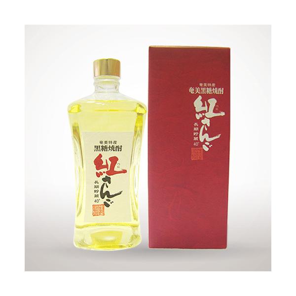 奄美　黒糖焼酎　奄美大島開運酒造　紅さんご　40度　720ml　化粧箱入り