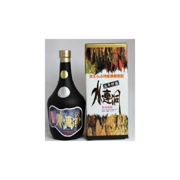 奄美　黒糖焼酎　沖永良部島　新納酒造　水連洞　すいれんどう　五年貯蔵　40度　720ml