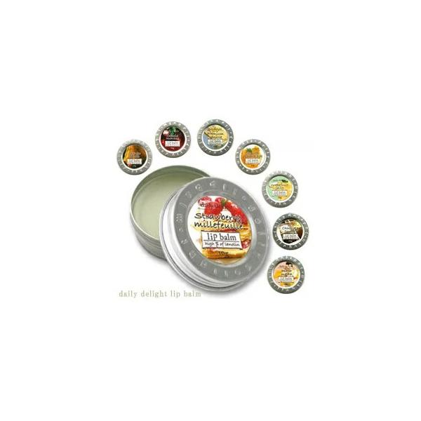 (6個セット) 固形リップ リップバーム デイリーディライト(daily delight) リップクリーム 唇保護 保湿