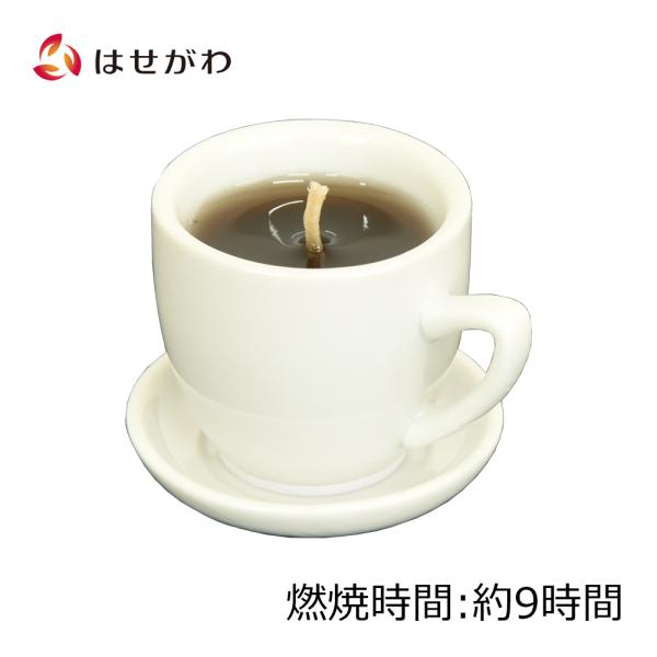 キャンドル コーヒー ローソク お盆 お供え 盆提灯 提灯 コンパクト 贈答用 「故人の好物 コーヒー」 お仏壇のはせがわ