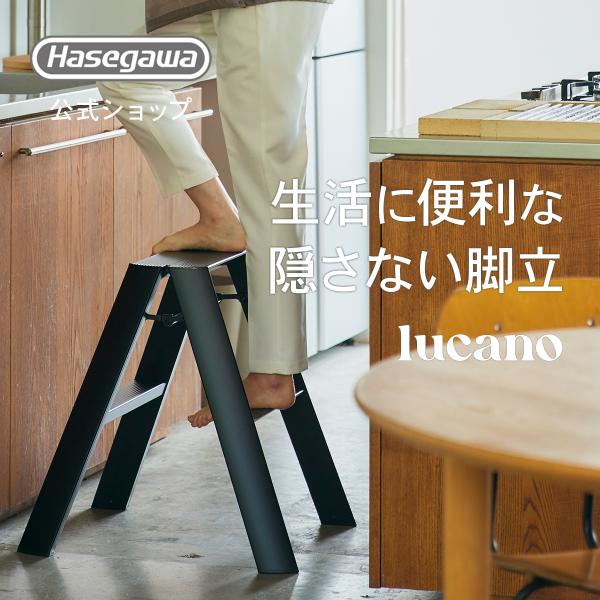 長谷川工業 lucano ルカーノ 踏み台 踏台 脚立 インテリア スツール