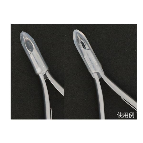 刃先が4-6 ミリの弊社取り扱いのキューティクルニッパーに対応したキャップのみの 5 個セット。なくしたり、汚れてしまったときに便利です。 ＊刃先が長い巻爪用ニッパーなどには対応しておりません。