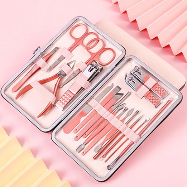 【商品名】　爪切り 巻き爪 ネイルケアセット 美容ネイルツールセット マニキュアセット ペディキュアセット 爪きりセット 【商品説明】　・【使いやすい】収納ケース付き、小型で携帯便利で旅行、出張、色々な場合に適用しています。 見た目は高級な...