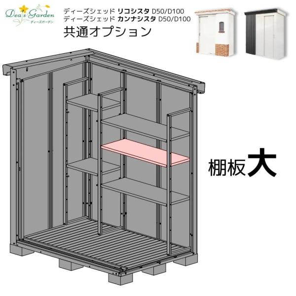 棚板 大 1枚 追加用 オプション ディーズシェッド カンナシスタ