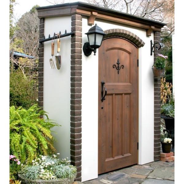 物置 おしゃれ 屋外 ガーデン 収納庫 カンナキュート アンティーク 調木目 ドア付き レンガ調 Buyee Buyee Japanese Proxy Service Buy From Japan Bot Online