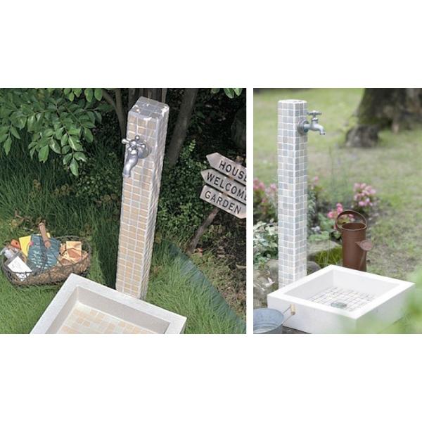 外水栓柱 おしゃれ 立水栓 水栓柱 Diy モゼック パンセット モザイクタイルの外流し ガーデン向け ユニット 蛇口別売り 送料無料 Buyee Buyee 日本の通販商品 オークションの入札サポート 購入サポートサービス