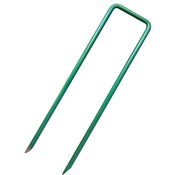 人工芝 マット用 U字釘 人工芝マットをつなぎ合わせるU字ピン 固定用部材・コの字釘 庭やベランダにリアルな芝生シートで屋外緑化 エクステリア業者も御用達のプロ仕様(通販)■スペック・材質：鉄・サイズ：W40×L150mm／φ4■注意事項モ...