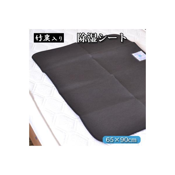 竹炭入り 除湿 消臭 除湿シート 65×90cm シリカゲル Bタイプ 天然素材 シリカゲル 竹炭 湿気と汗のにおいを吸収