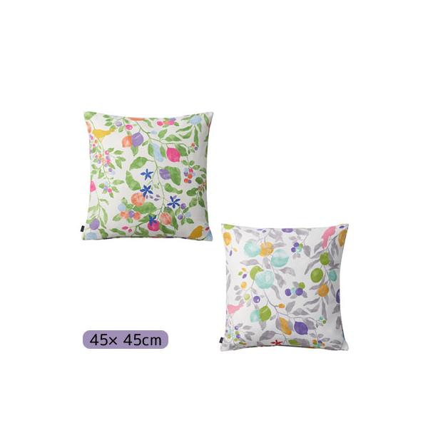 日本製 スミノエ DESIGN LIFE デザインライフ FRUITS TORI cushioncover フルーツトリ クッションカバー 45×45cm