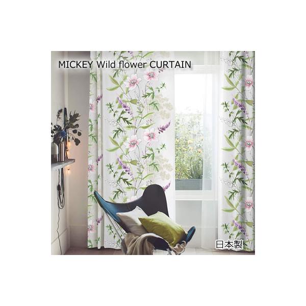 { X~mG fBYj[ ~bL[^Cht[ MICKEY^Wild flower J[eh[v 1 100×135cm M-1157