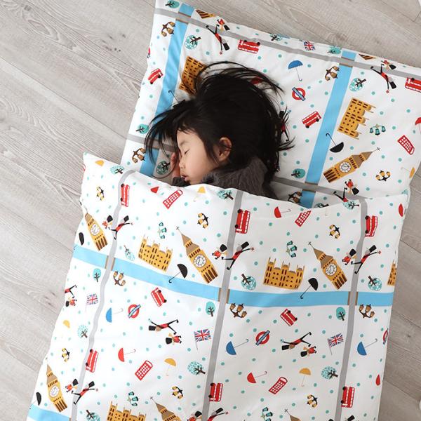 保育園 お昼寝布団セット 5点 洗える ロンドン リニューアル