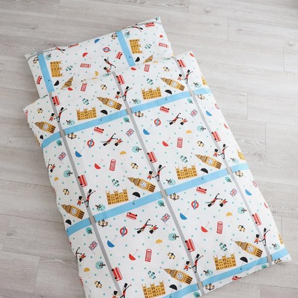 保育園 お昼寝布団セット 5点 洗える ロンドン リニューアル