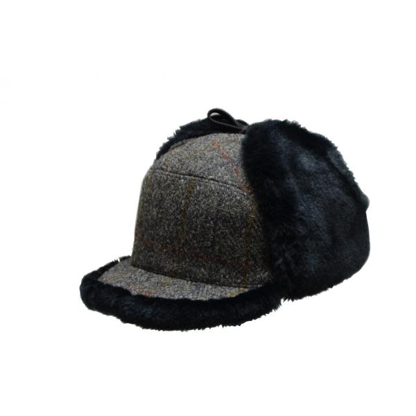 耳あて付きキャップ ハリスツィード 帽子 ボンバーハット メンズ レディース ロシア帽 ブランド 防寒 ミストラル アビエイターキャップ グレー M L Xl Mi 1652 Mi 1652 帽子専門店hatshop Nishikawa 通販 Yahoo ショッピング