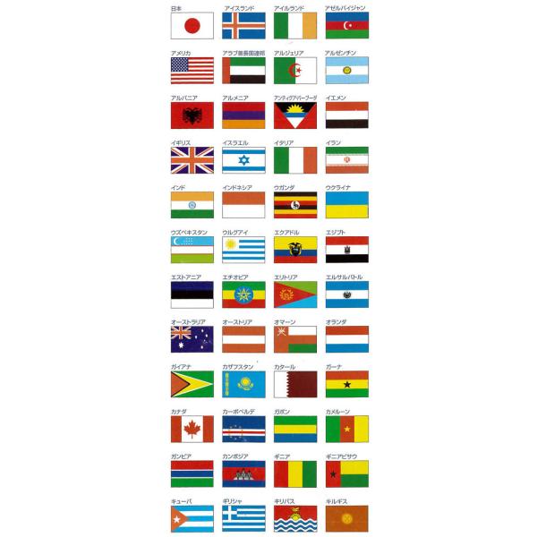 サイズ変更可] 万国旗 外国旗 70×105cm全世界の国旗お手頃価格でお作り 