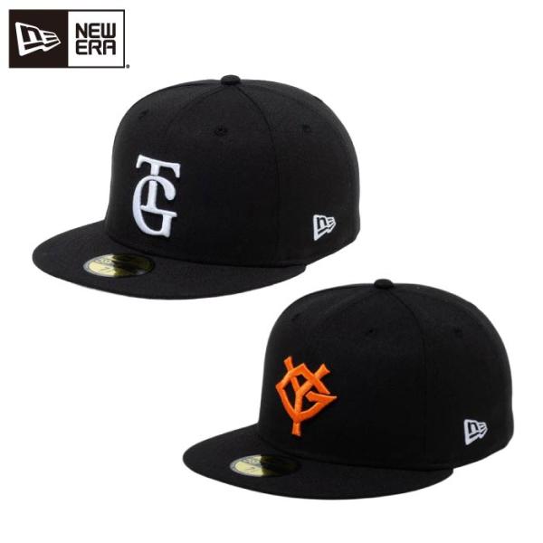 THE CAP NEW ERA 59FIFTY 読売ジャイアンツ　758 59FIFTY 読売ジャイアンツ ビジター ブラック × ブラック | ニューエラ