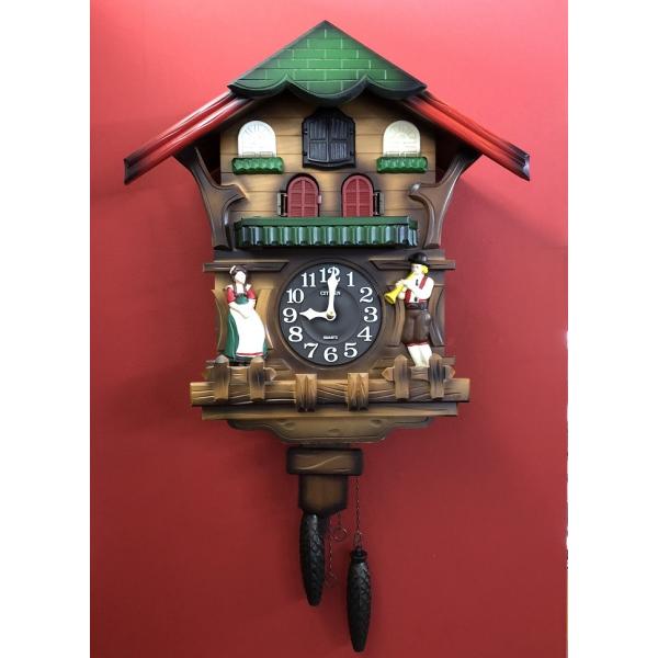 鳩時計 シチズンクオーツ（静音）・オルゴール付 再生稼働品（6ヶ月 