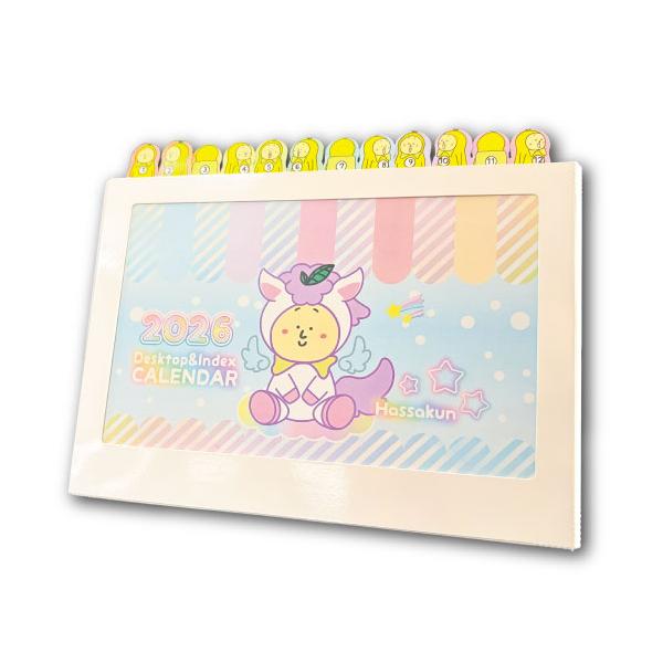 [Release date: December 1, 2025]因島のゆるキャラ「はっさくん」をモチーフにした2026年のオリジナルカレンダーです。目的の月が探しやすいインデックスが付いて、とても便利です。カレンダー裏面にはスケジュールやメ...