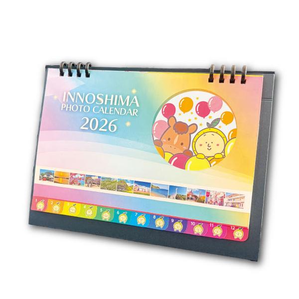[Release date: December 1, 2025]因島のゆるキャラ「はっさくん」をモチーフにした2026年のオリジナルカレンダーです。因島の名所フォトの中に「はっさくん」が毎月登場します目的の月が探しやすいインデックスが付いて...