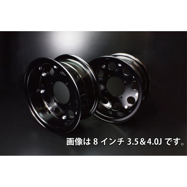 ジークラフト G-クラフト 8インチ5.5Jホイール 穴無 1輪分 ブラック