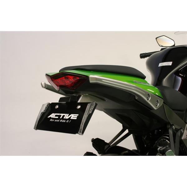 ACTIVE フェンダーレスキットLED ハンバー灯付き Ninja1000 外装 アクティブ フェンダーレスKIT LEDナンバートウツキ BLK