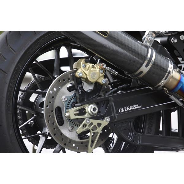 バイクパーツ オーヴァーレーシング Rキャリパーサポート BLK 83-71