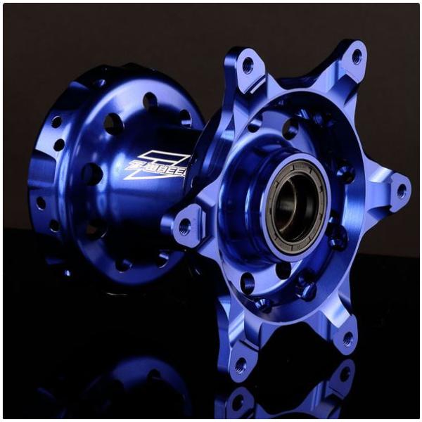 Z-wheel アステライト　ハブ　YZ125 YZ250 他 バイク Z-WHEEL ズィーウィール アステライトハブ BLU F YZ125 250 02