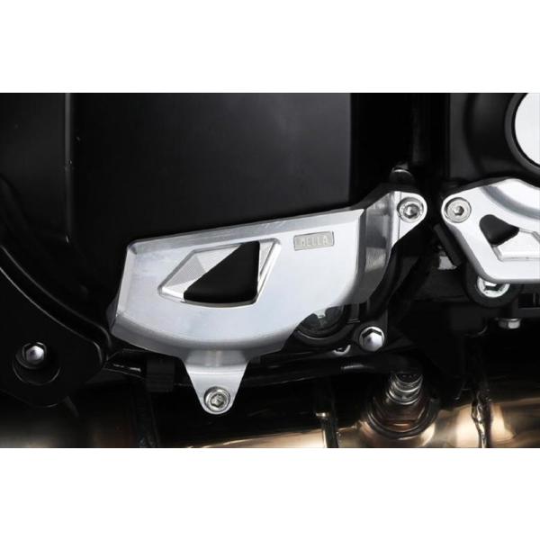 バイクパーツ 外装 アエラ AELLA クラッチカバーガード ポリッシュ