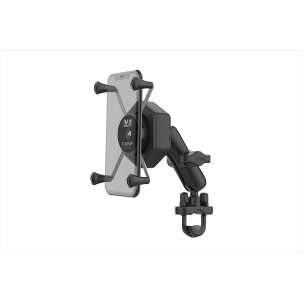 RAM MOUNTS(ラムマウント) 防振Xグリップ M ＆U字クランプベースセット