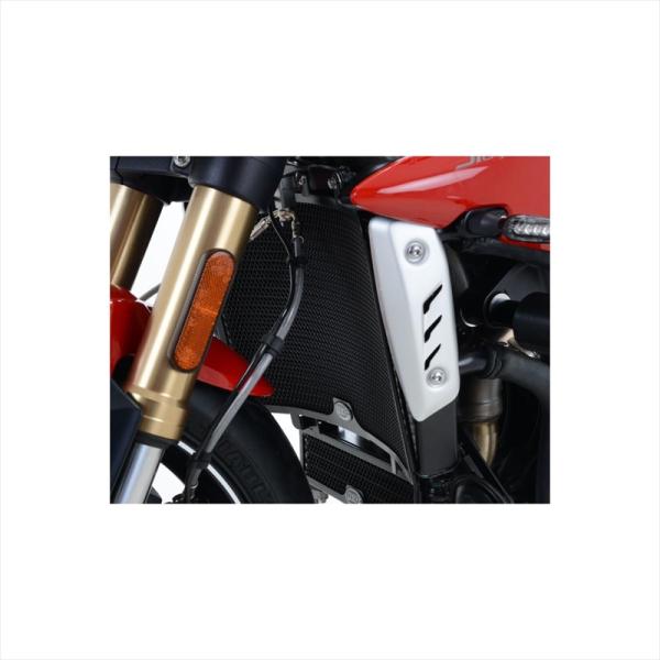 CB250R　R&G アールアンドジー ラジエターガード ブラック R&G (アールアンドジー) ラジエターガード ブラック RS4 [125] RG-RAD0111BK バイクパーツ 冷却系 アール