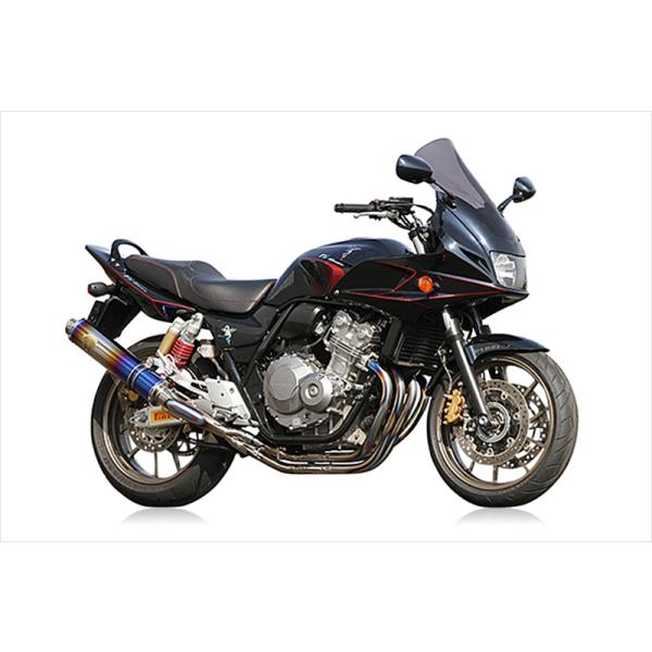 マフラー アールズギア アールズギア ワイバン シングル DB CB400SF SB REVO 08-17 WH10-01DB 取寄品
