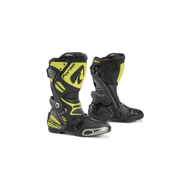 バイク FORMA フォーマ ブーツ ICE PRO BLACK YELLOW FLUO 27.5cm ＃44