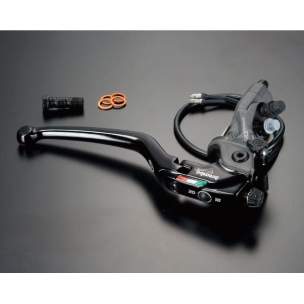 バイク用品18レシオ 動作重視 3セクター スイッチ付属     BREMBO ブレンボ brembo ラジアルブレーキマスターシリンダー 15RCSコルサコルタ 110-C740 取寄品
