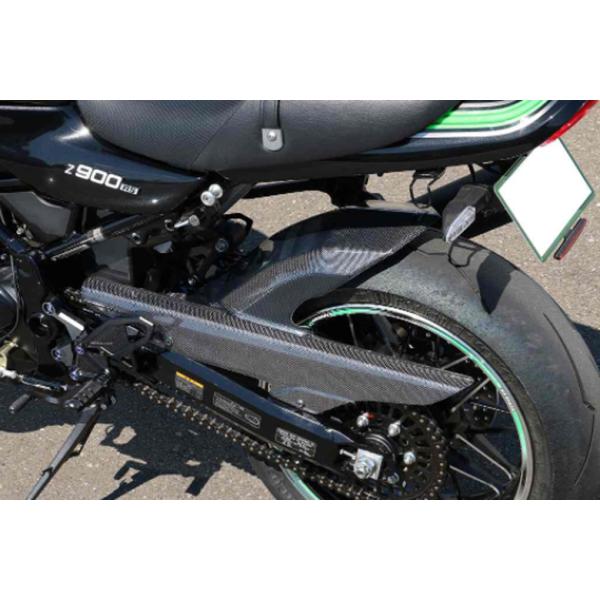 バイク用品リアフェンダー Z900RS/CAFE用 2021年モデル専用 黒ゲル