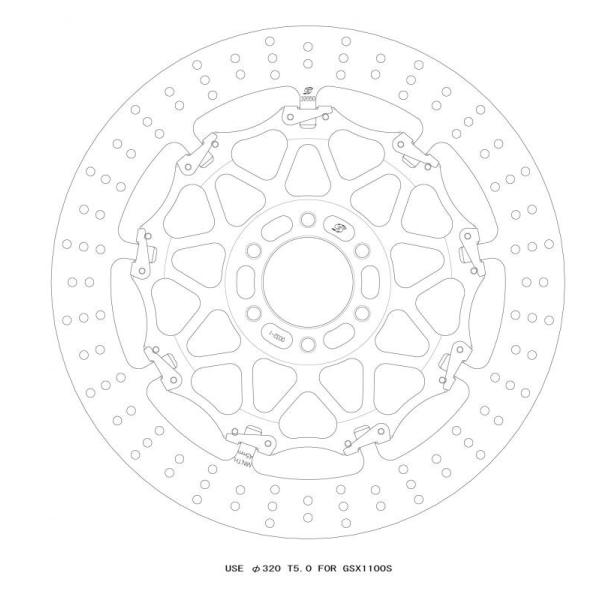 oCN  NXbNfBXN[^[F320 R T=5.0 F GSX1100S FEs ItZbg26.5 JX^TCY GSBDF0032R i