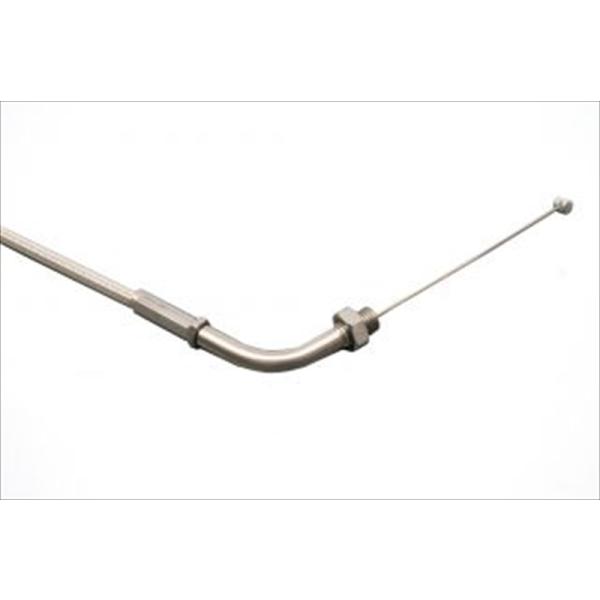 バイク 吸気系 エンジン ACTIVE アクティブ アジャスタブル スロットルワイヤー 800mm TYPE-3 (ステン金具 メッシュ仕様) 1060182 取寄品 セール