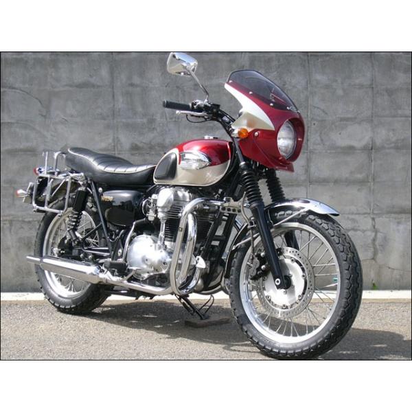 CHIC DESIGN CHIC DESIGN:シックデザイン クラシックフェンダー リア クラシックテールランプ(ルーカス小)付き カラー 通販 W400(06〜09年) ルーカスLテール付き クラシックフェンダー リア キャンディーファイアレッド CHIC DESIGN(シックデザイン)