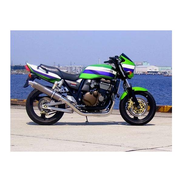 バイク マフラー ZEEX フルEX ソリッドチタン/φ110 ZRX1200R/S