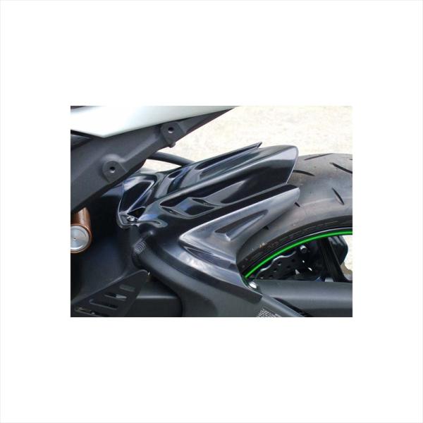 バイクパーツ 外装 クレバーウルフ リアフェンダー 黒ゲル 09ZX6-207