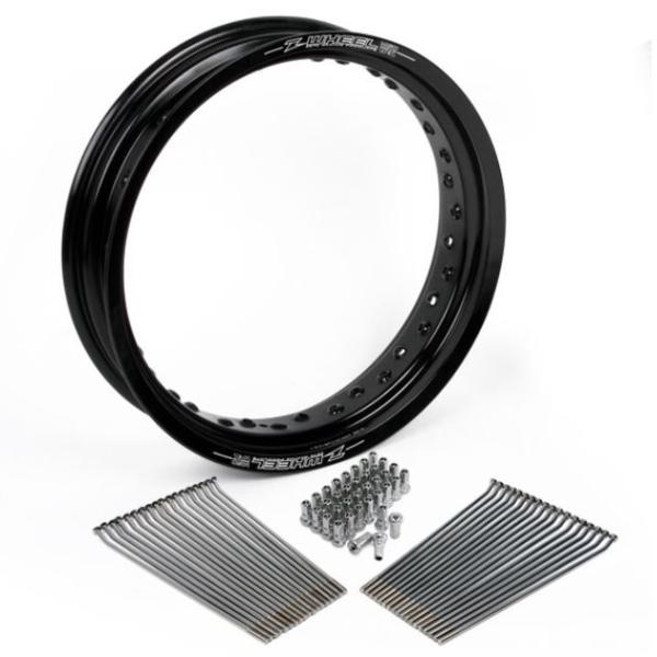 �o�C�N Z-WHEEL �Y�B�[�E�B�[�� ���^�[�h�����Z�b�g BLK�����{SUS�X�|�[�N  SLV�A���~�j�b�v�� F RMZ250 07- RMZ450 05- W26-15011 ���i �Z�[��