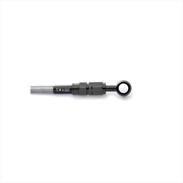 バイク SwageLine リアホースキット ステンBLK クリア TRX850 バイク SwageLine リアホースキット ステンBLK クリア TRX850