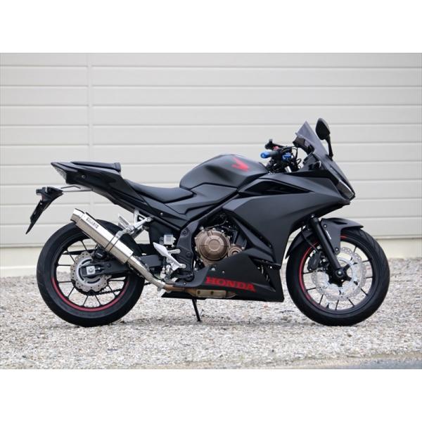 CBR400R(8BL-NC56)　純正サイレンサー マフラー ダブルアールズ WR`S S O ラウンドステンレスサイレンサー