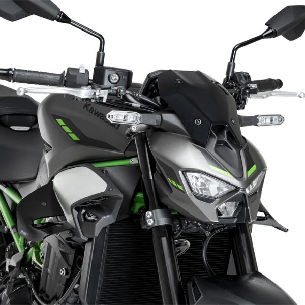バイクパーツ 外装 プーチ スポイラーD12 SPOILERS D12 Black 22445N