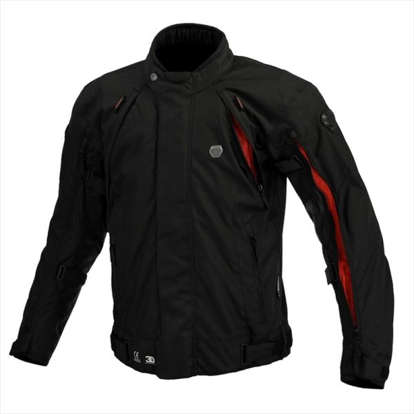 ウェア コミネ JK-5994 FULL YEAR S-ジャケット BLK-RED XL 07-5994 取寄品