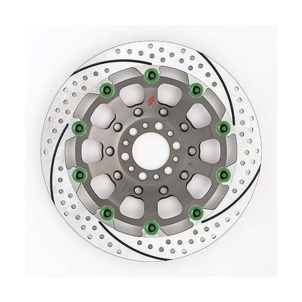 oCN u[L Nb` SUNSTAR BRAKE TX^[ v~AR 5.0mm E 320 ZZR1100D ES101FR-GR i Z[