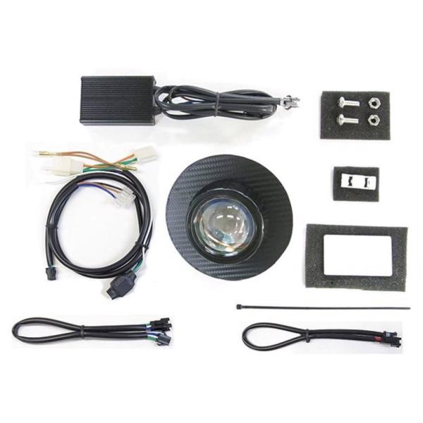 【ボルトオン　ワンオフ加工済】GPz750F LED　プロジェクターライト hatoya-parts_cr4961421415209