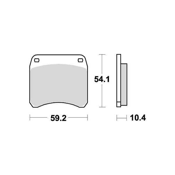 �o�C�N KITACO �L�^�R SBS�u���[�L�p�b�h 523HF DUCATI TRIUMPH 777-0523000 ���i �Z�[��