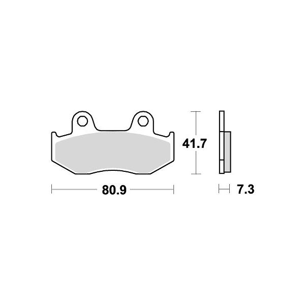 �o�C�N KITACO �L�^�R SBS�u���[�L�p�b�h E104(558) FTR250 777-0104000 ���i �Z�[��