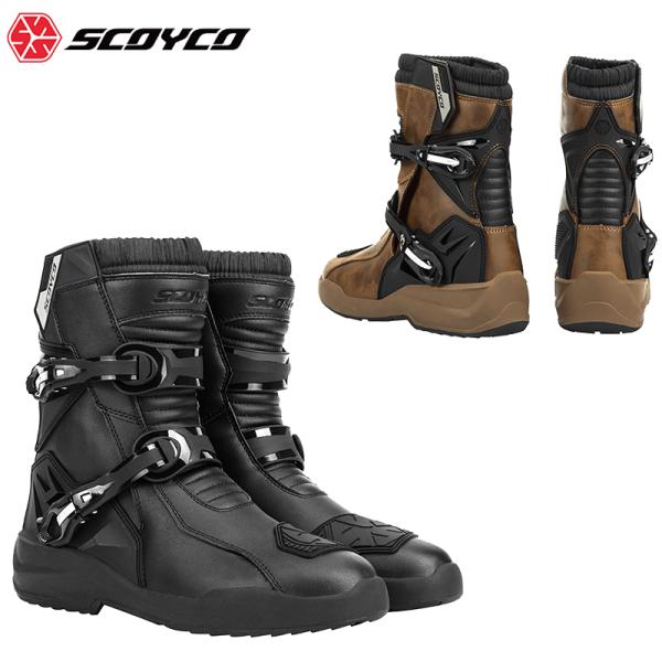 SCoyco 防水バイクブーツ サイズ表記あり26.0㎝ SCOYCO 防水ライディングシューズ ブラック MT040WP バイク