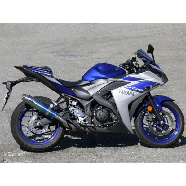 RPM A[s[G YAMAHA YZF-R25 JBK-RG10Jp 80D-RAPTOR BlueTitan SLIP-ON SUS/BLUETITAN {F 6050Z XbvI}t[