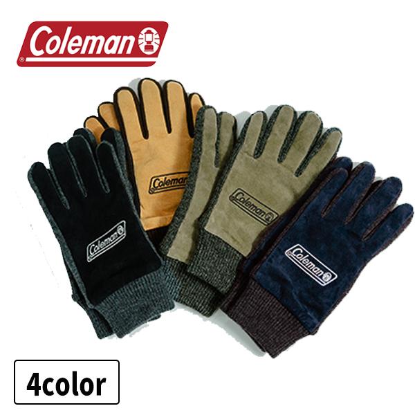 Coleman（コールマン） 手袋 グローブ メンズ レディース スエード